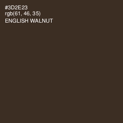 #3D2E23 - English Walnut Color Image